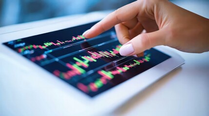 Data Visualization of Stock Market Trends in an Office Setting Financial Insight