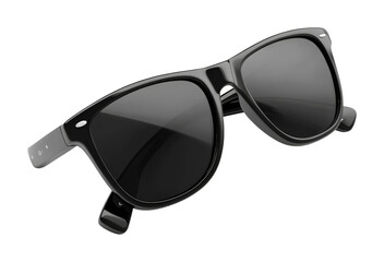 Stylish black sunglasses icon on digital graphic high fidelity modern design isolated on transparent background png