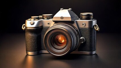 一眼レフカメラのイメージ AI生成素材
