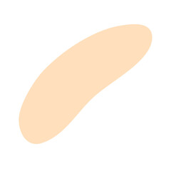 Color liquid blob shapes  pastel vector organic random forms  fluid silhouette  simple smooth ink stain