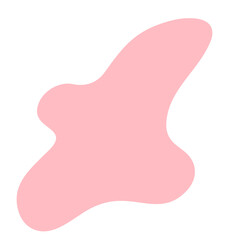 Color liquid blob shapes  pastel vector organic random forms  fluid silhouette  simple smooth ink stain