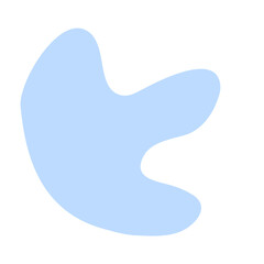 Color liquid blob shapes  pastel vector organic random forms  fluid silhouette  simple smooth ink stain