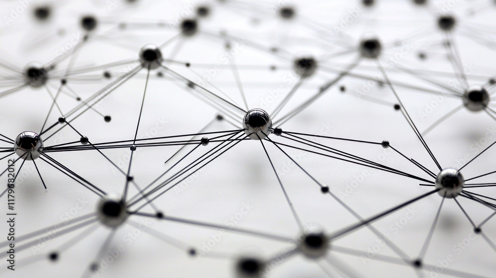 Poster interconnected network: a visual representation of global connectivity