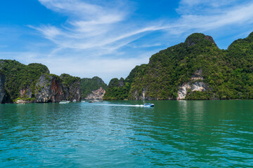 Obraz premium Ao Phang Nga National Park and coastline of Phuket