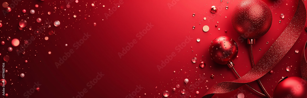 Poster A Dark Red Background Is Adorned With Shiny, Glittery Details That Add A Touch Of Luxury And Visual Interest To The Overall Design. 00003