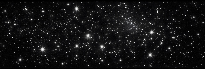 Obraz premium Endless Universe: A Starry Night Illustrating Infinite Possibilities