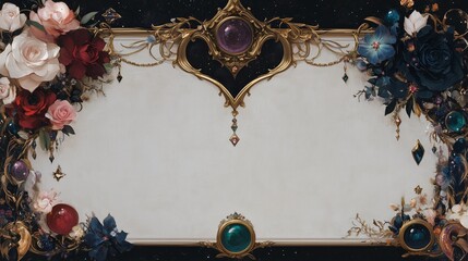 Galaxy Dreams: A Magical Frame Where Deep Sea Jewels Dance with Starlight