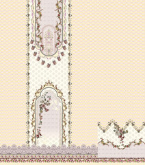 Pakistani kurti for digital print.Digital kurti design.