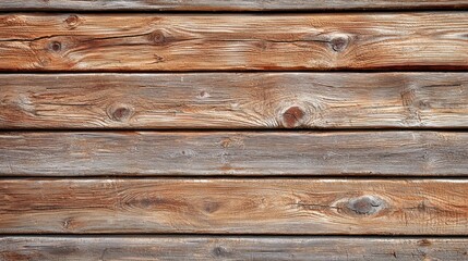 Fototapeta premium Rustic Wooden Texture: Weathered Brown Planks Background