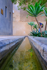 Le Jardin Secret, the Secret Garden in Marrakesh Morocco -  It is part of the great tradition of stately Arab-Andalusian and Moroccan palaces outstanding examples of Islamic art and architecture.