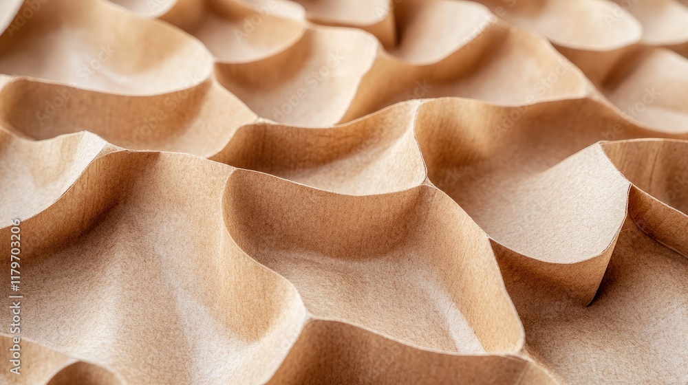 Aufkleber wavy cardboard surface texture for background and design elements