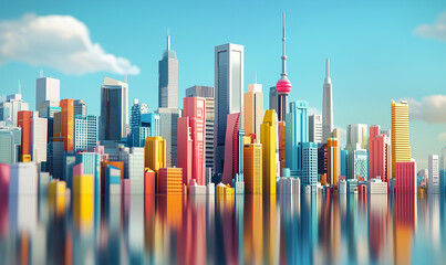 Innovative fintech solutions transforming banking in urban environments business technology insights vibrant cityscape overview