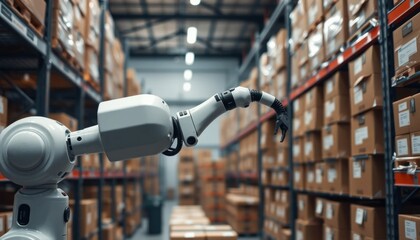 Robotic Arm in Warehouse Automation