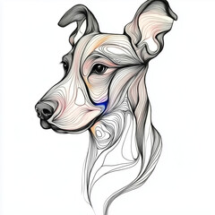 Dog sketch tattoo