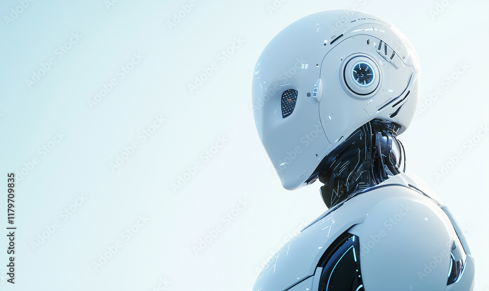 Poster innovative financial technology robotics in banking exploring the future of fintech solutions and bu