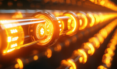 Revolutionizing banking through fintech innovations digital financial solutions urban technology sphere high-tech environment futuristic perspective