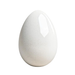 Elegant White Egg on a Soft Background Showcasing Smooth Textures and Subtle Details in Minimalist Style
