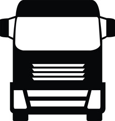 Truck clip art design on plain white transparent isolated background for card, shirt, hoodie, sweatshirt, apparel, tag, mug, icon, poster or badge