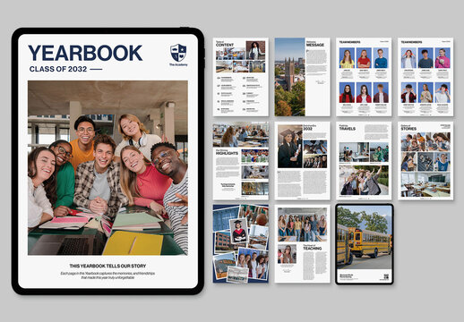 Digital Yearbook Template