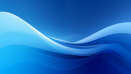 Abstract Blue Wave Background Design for Modern Visuals
