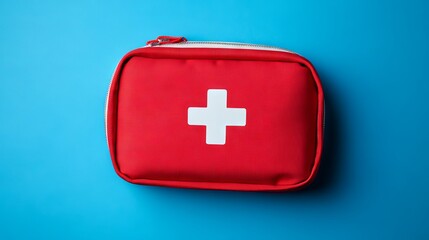 Fototapeta premium Essential First Aid Kit for Preparedness
