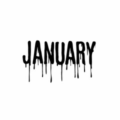 Dripping text design for 