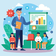 Seminar concept illustration
