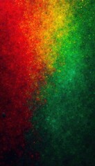 Fototapeta premium Grainy color gradient, red to green, black noise overlay , aesthetic, web banner