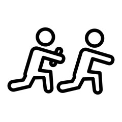 Relay Vector Line Icon Design