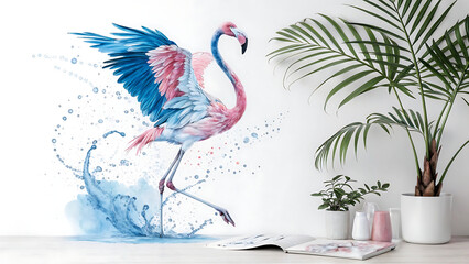 Obraz premium swan on the water