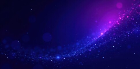 Purple-blue-black gradient, grainy, dark, glowing background; ideal for header or banner , mystical, noise