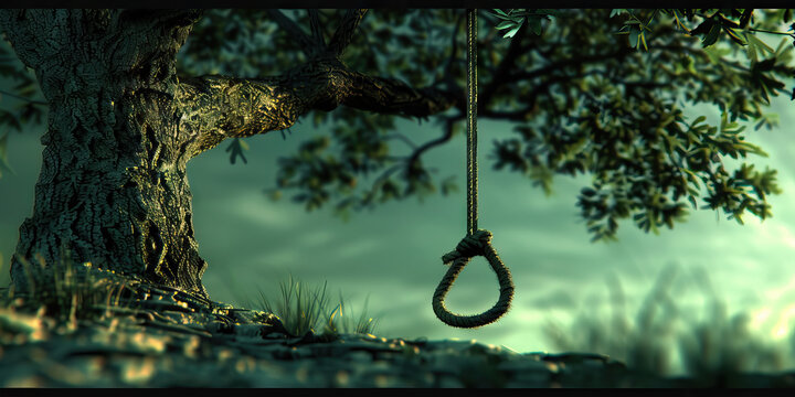 Noose Hanging from Tree Branch