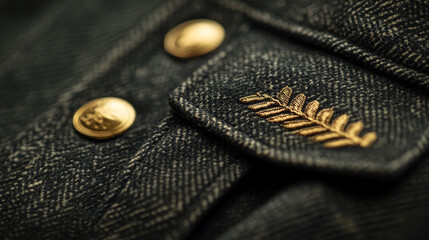 Military Ranks Stripes and Chevrons. Vector Set Army Insignia. Sergeant's Staff