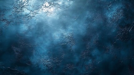 Smooth Blue Satin Surface with Luxurious Steel Texture Background