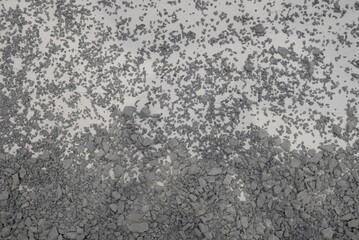 Black and white background objects