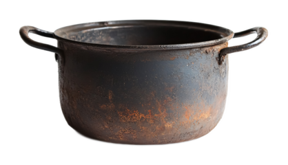 Camping Cooking Pot Handle for Easy Handling - Isolated on White Background