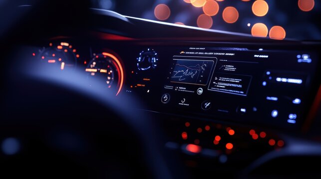 Dynamic Dashboard Displaying Multiple Vehicles with Various Data Metrics Highlighting Automotive Performance and Trends