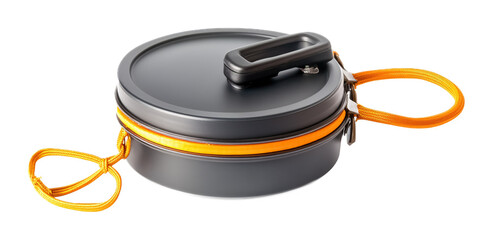 Camping Cooking Pot Lid Handle for Safe Handling - Isolated on White Background