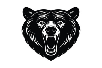bear head vector
