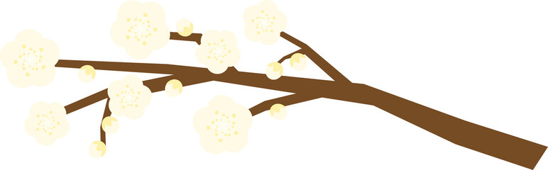 Plum Blossom Branch for Happy New Year