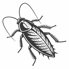 Cockroach Black silhouette