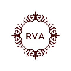 Letter RVA Logo Icon