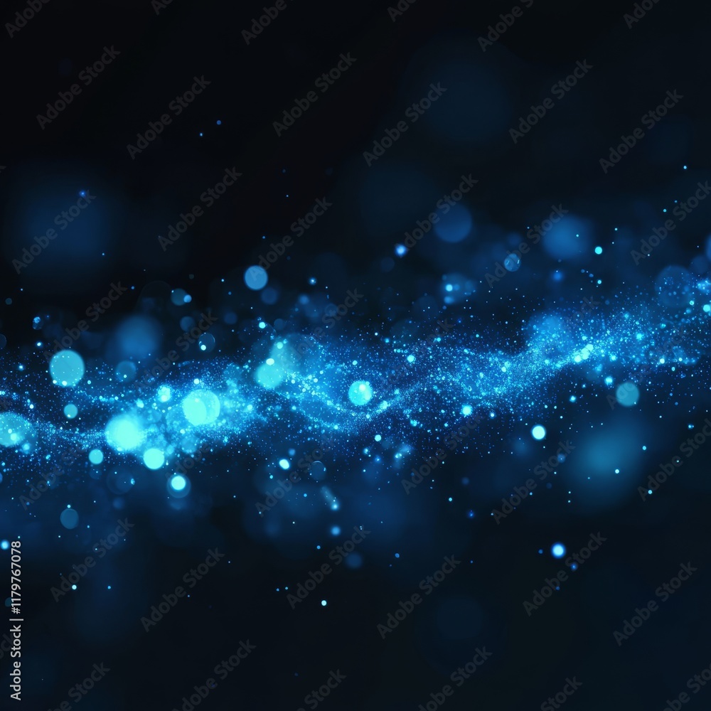 Poster this is a captivating abstract background that showcases an array of radiant blue light rays. it is 
