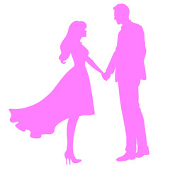 Couple Fashion Silhouette