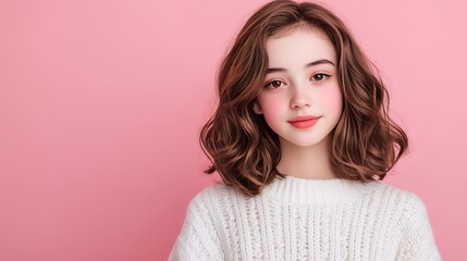 Fototapeta premium バナー素材 女性