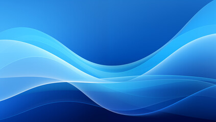 A beautifully crafted wavy blue background featuring smooth gradients