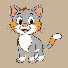 vector cat art free download