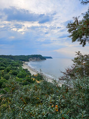 view of the coast of the sea