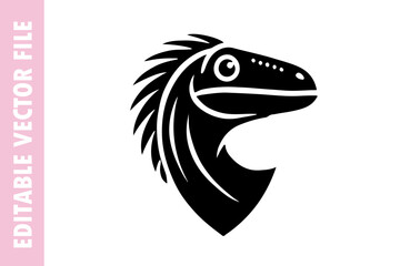 heard dinosaur vector design silhouette illustration