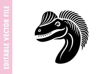 hared dinosaur vector design